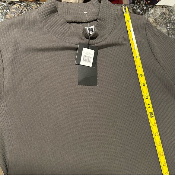 NWT The Label Knit Ribbed Stretch Plus Dress Womens Size 3X - Picture 6 of 6